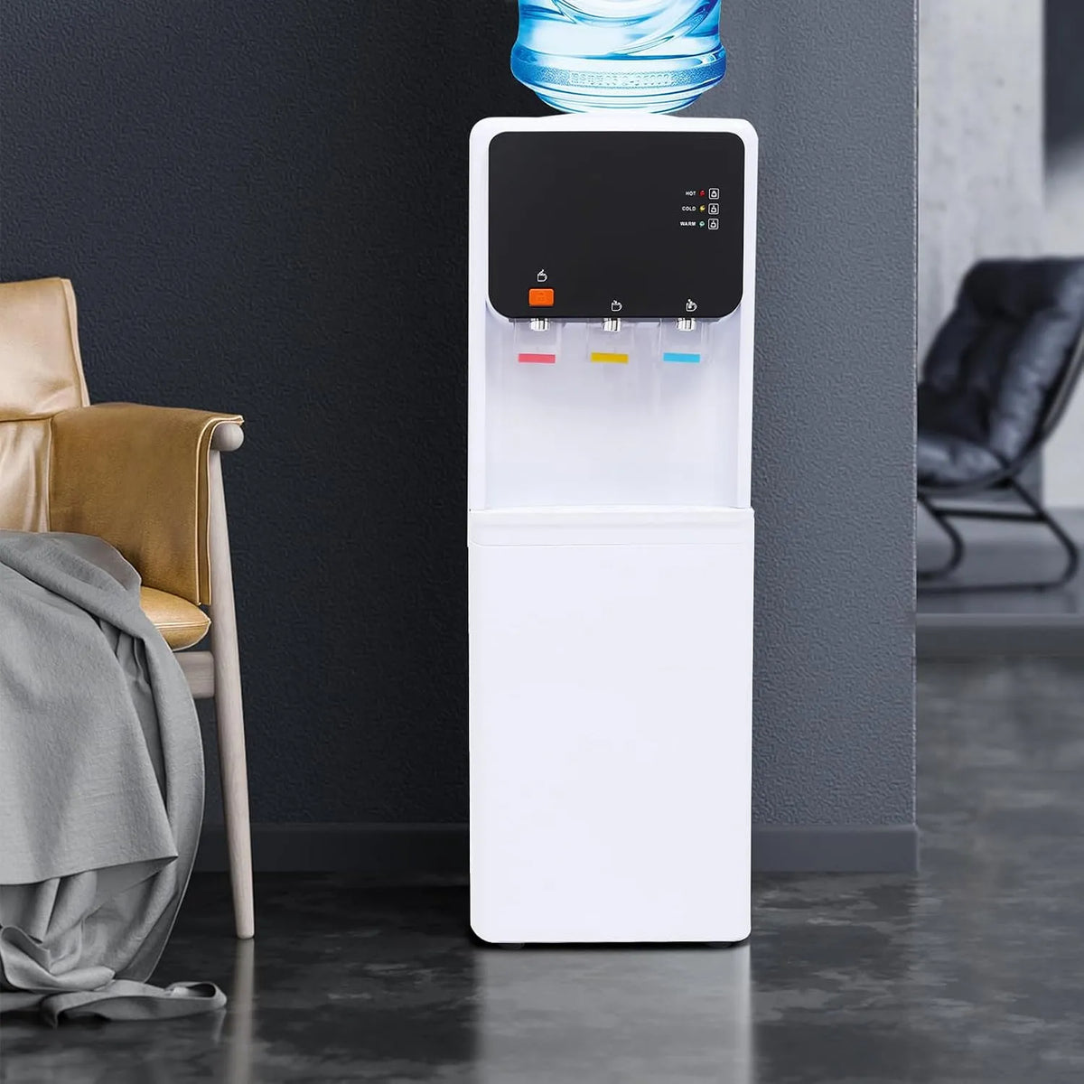 Wasserspender, Trinkmaschine, 500 W, 75 W, Wärmefunktion, für Büro