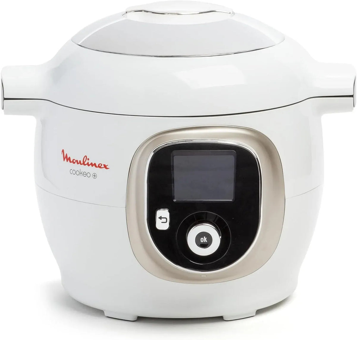 Moulinex CE85CA10 Multicuiseur, elektrischer Multikocher, 6 L, App, Weiß