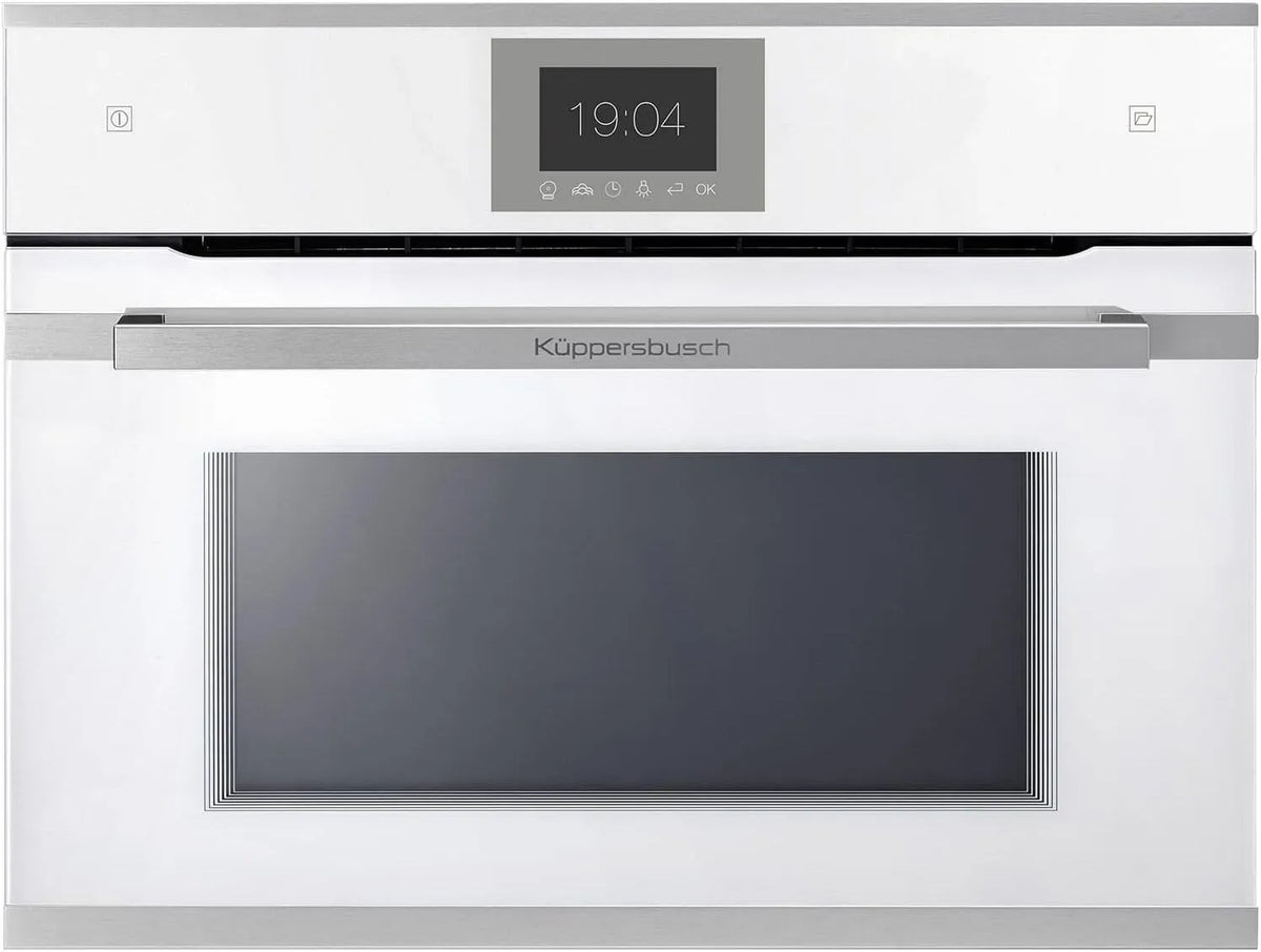 Backofen, Küppersbusch CBD6550.0W1, Dampf, Edelstahl, Weiß