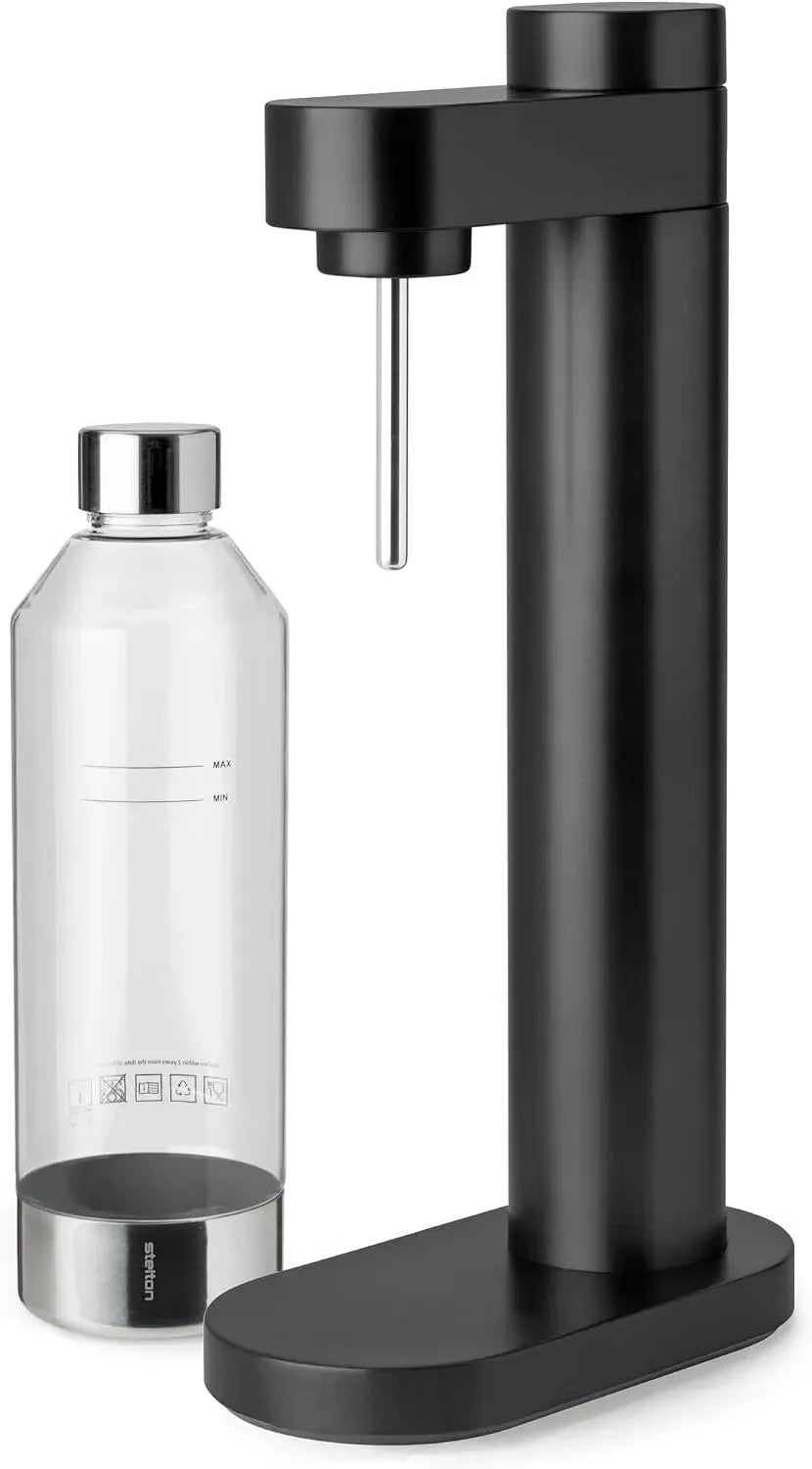 CO2 flasche, Schwarz, für Wasser mit CO2, Einstellbare