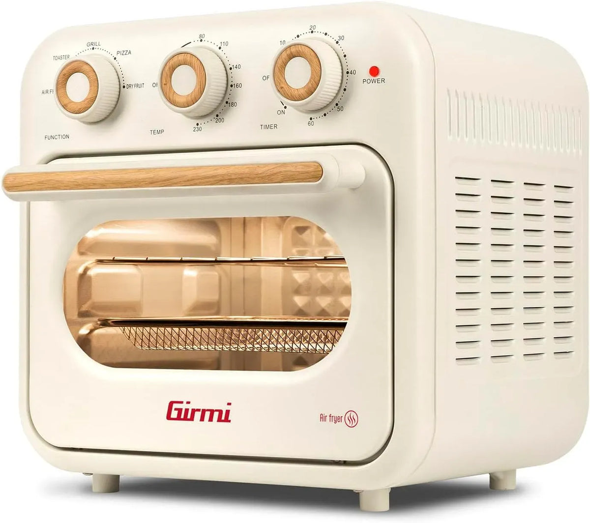 Heißluftfritteuse, 14 L, 1300 W, 5 Programme, Girmi FG28, bis 230 °C
