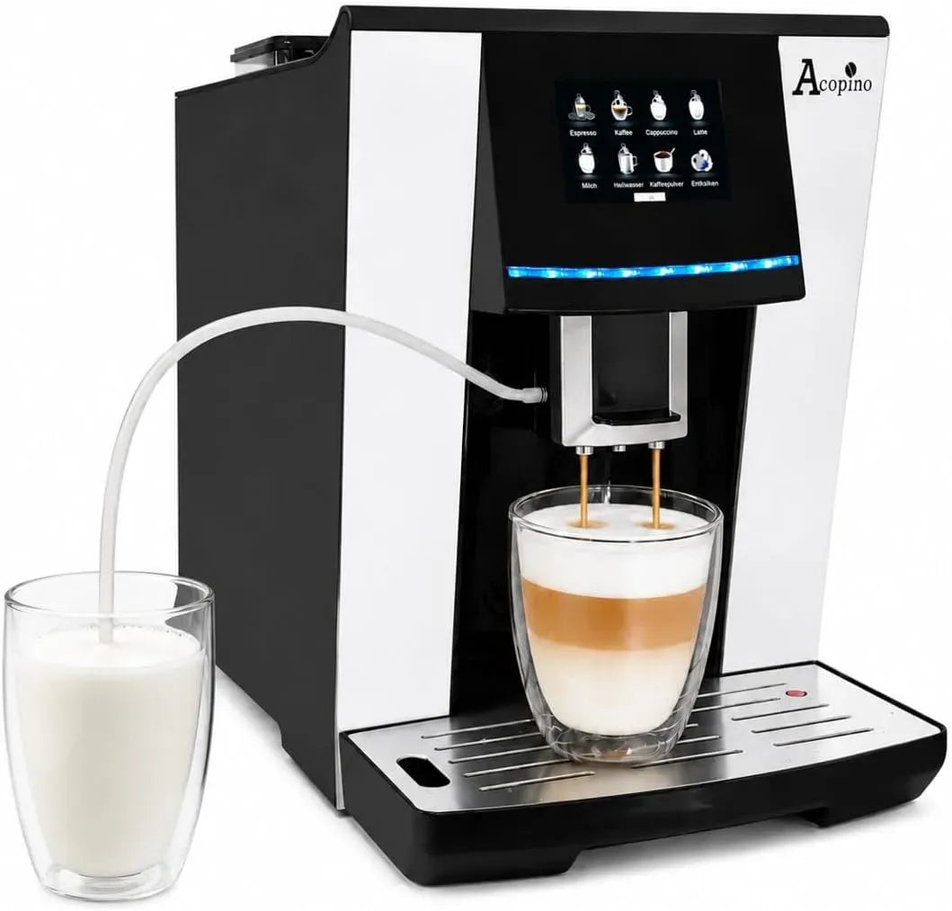 Kaffeevollautomat, Touch-Bedienung, farbiges Touch 3,5' Display, Cappuccino und Espresso auf Knopfdruck