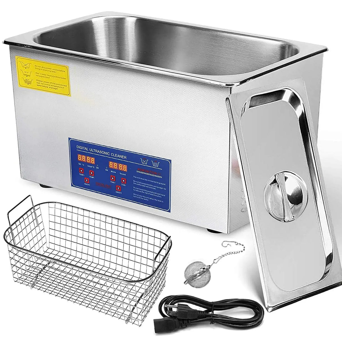 Ultrasonic Cleaner, Ultraschallreinigungsgerät, Ultraschallreiniger, Ultraschallgerät, Heizung, 22 L, Timer, Wärmefunktion