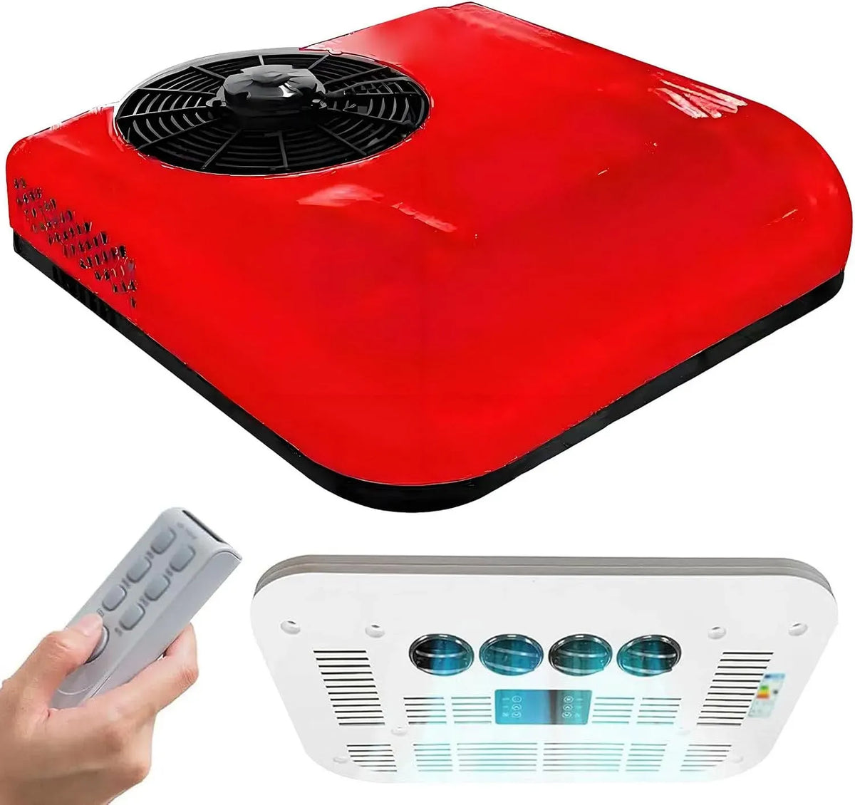 Klimaanlage V/24 Red-24V, 2200 W, 12 V, leise, Rot