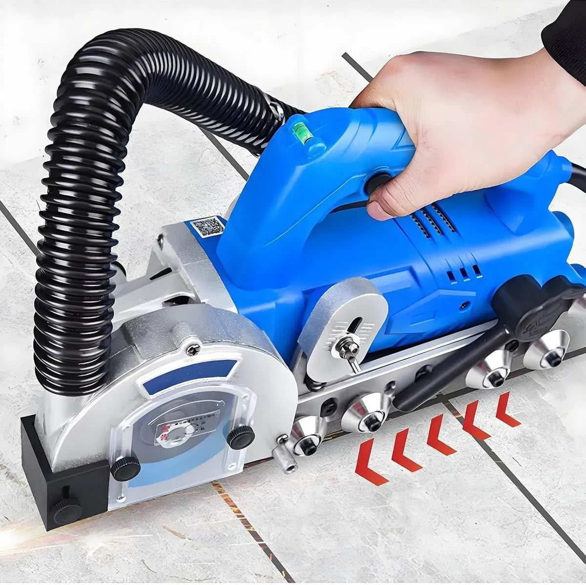 9000rpm Fliesenreinigungsmaschine, Nahtreinigungswerkzeug, 1200 W, für DIY Fliesenspalten und Spalten Entfernung