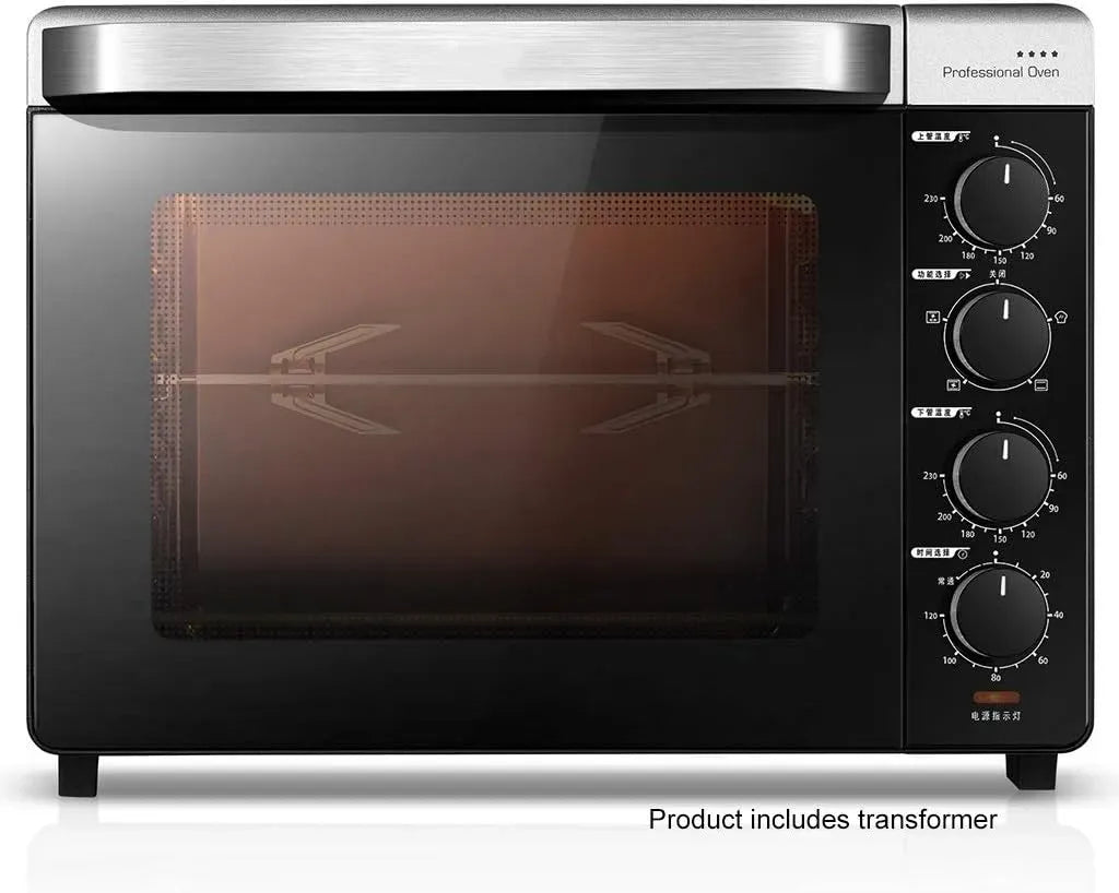 Toaster 32QT, 1600 W, Grill, 1600W Küchengrill-Kuchenofen, 6 Werkzeuge