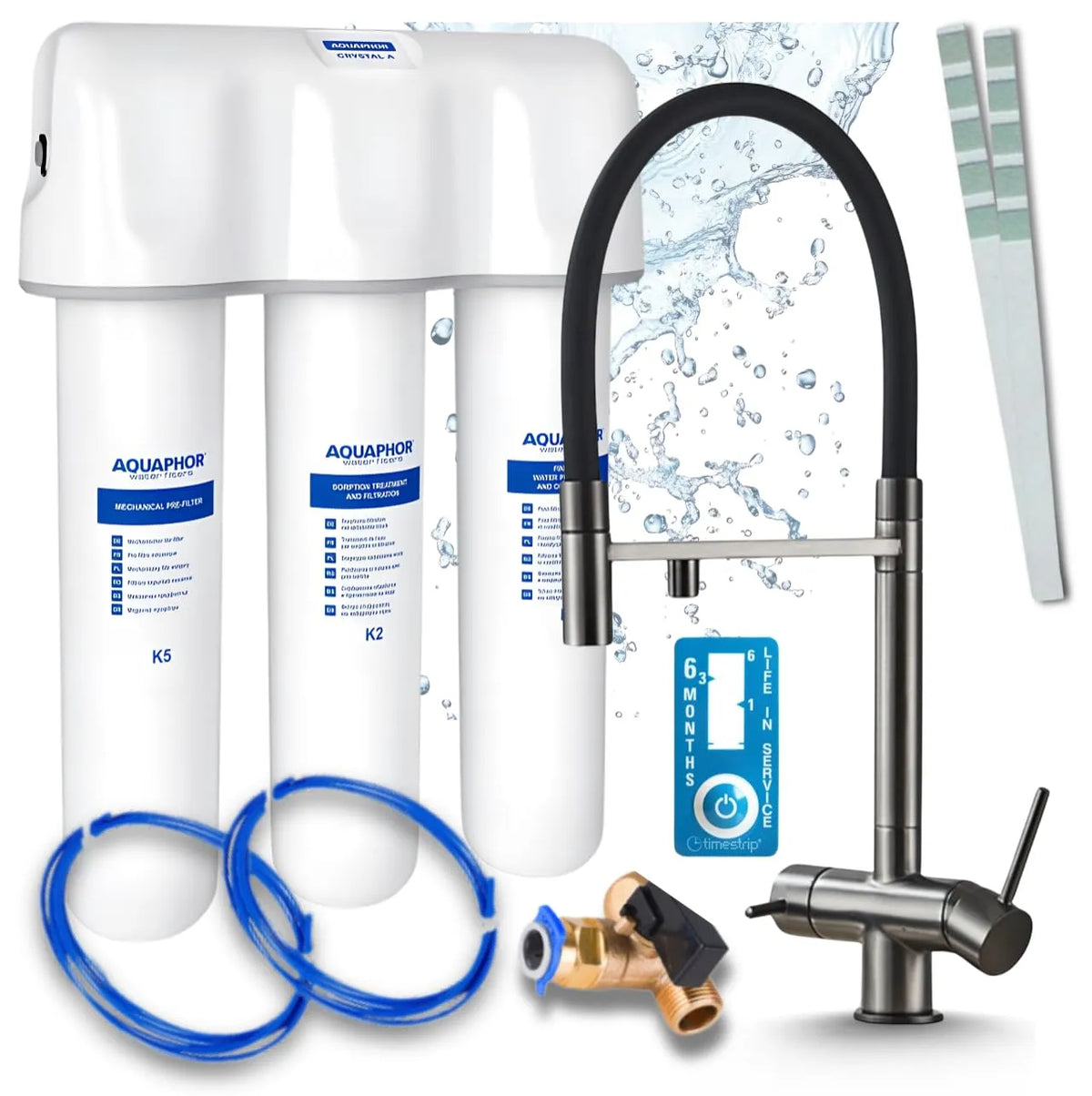 Küchenarmatur, Ari 3-Wege, Spültischarmatur und Wasserhahn