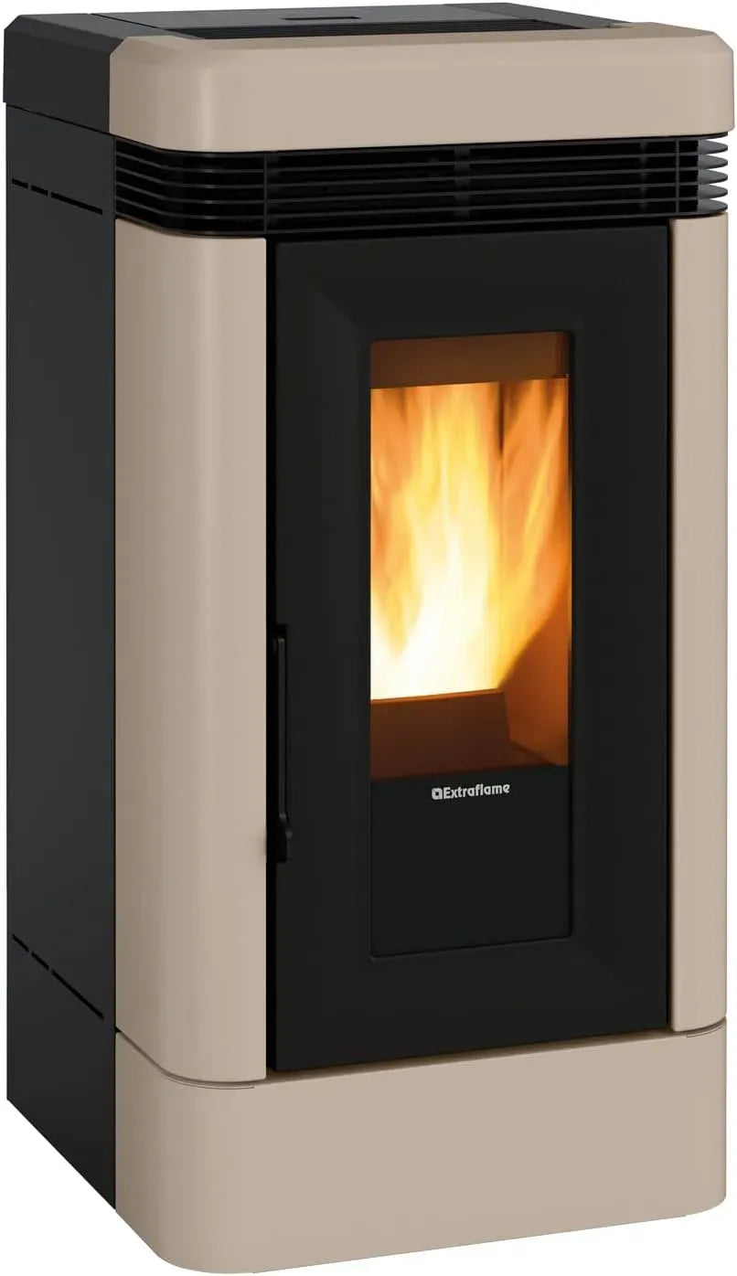 Pelletofen, Extraflame 1283252 Lucia Plus Pelletofen Tortora/A+