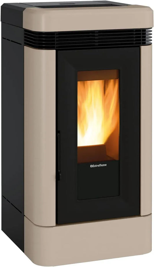 Pelletofen, Extraflame 1283252 Lucia Plus Pelletofen Tortora/A+
