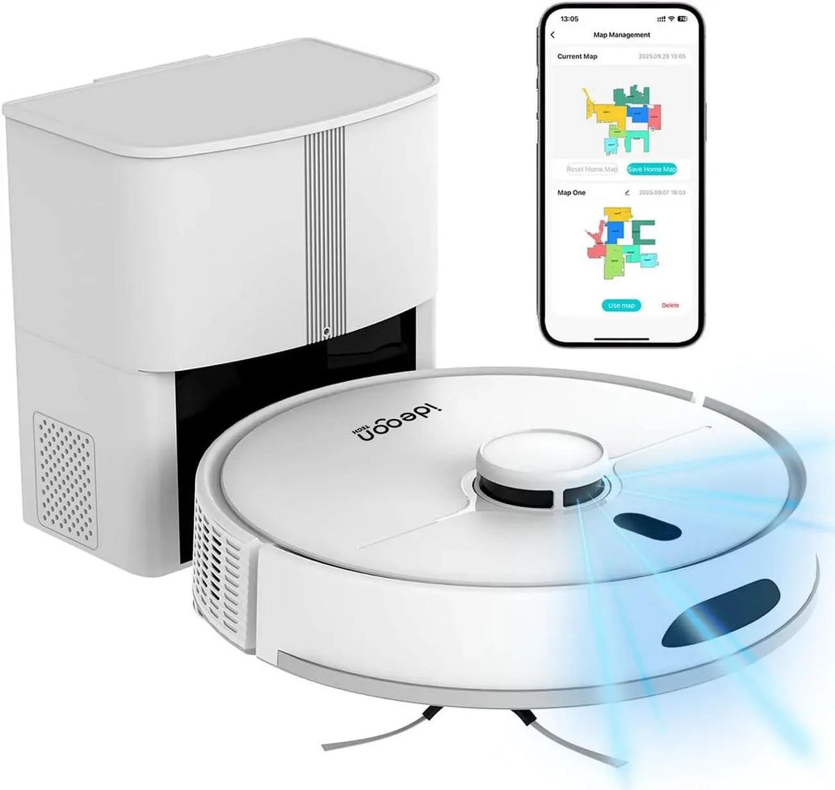 2-in-1 Saug-Wisch-Roboter, Li-Ionen-Akku, WLAN, kabellos
