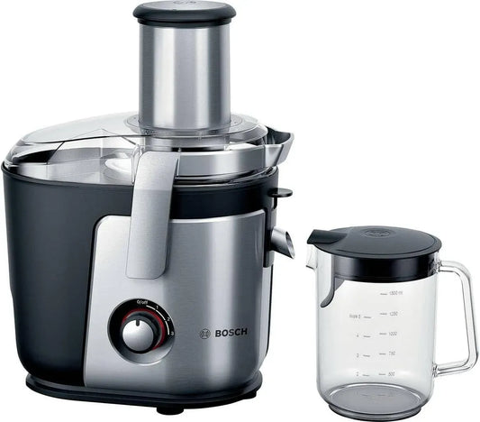 Bosch MES4010 Geschirrspüler, 1,25 L, 1200 W, Spülmaschine, Silber, VitaJuice 4, XXL Entsafter, XXL Einfüllschacht