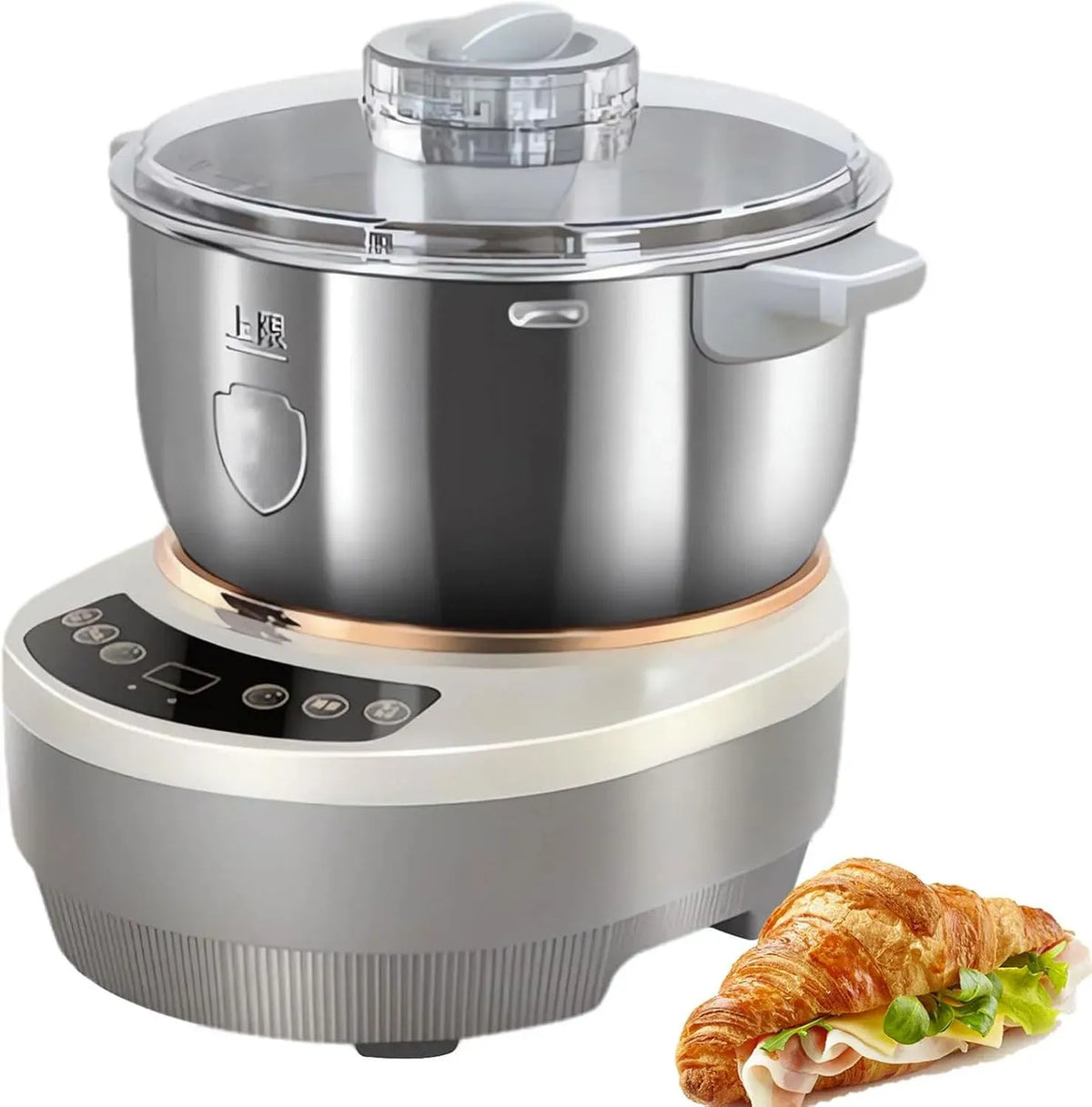 5L/7L Teigknetmaschine, Teigmaschine, 7 L, 5 L, Touch-Bedienung, Antihaftbeschichtung, Edelstahl, für Zuhause