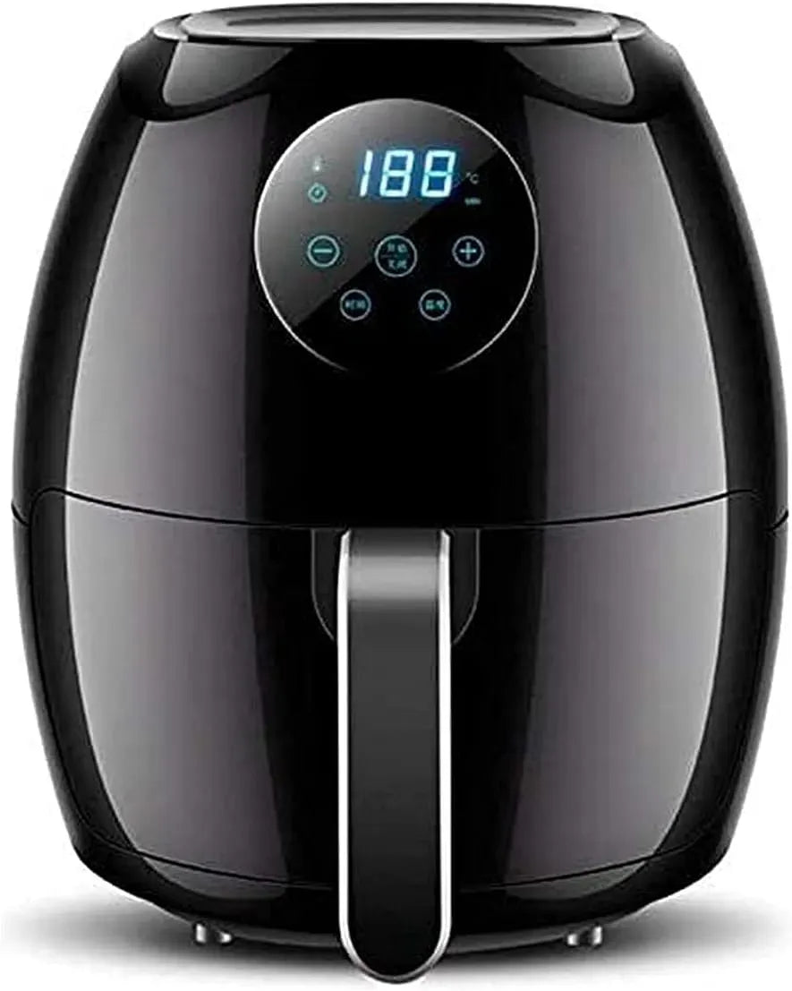 Heißluftfritteuse, Grill, Grillen, elektrische Fritteuse ohne Öl, Heißluftfritteuse für den Heimgebrauch 3,5-Liter-Großraum-Nintelligente