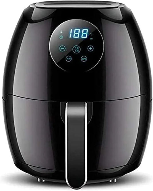 Heißluftfritteuse, Grill, Grillen, elektrische Fritteuse ohne Öl, Heißluftfritteuse für den Heimgebrauch 3,5-Liter-Großraum-Nintelligente