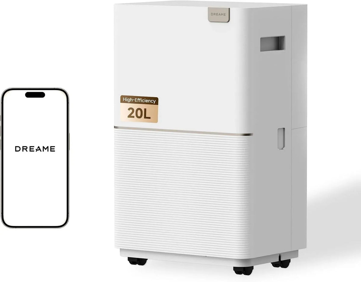 Luftentfeuchter, DREAME DD20, hocheffiziente Entfeuchtung mit 20 L/Tag