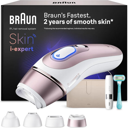 Braun PL7442 Mini-Rasierer, Smart, Smart IPL Geräte Haarentfernung Skin i·expert 7