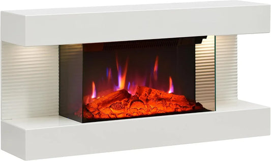 Wandkamin, 1800 W, Weiß, BALDERIA, Elektrisch