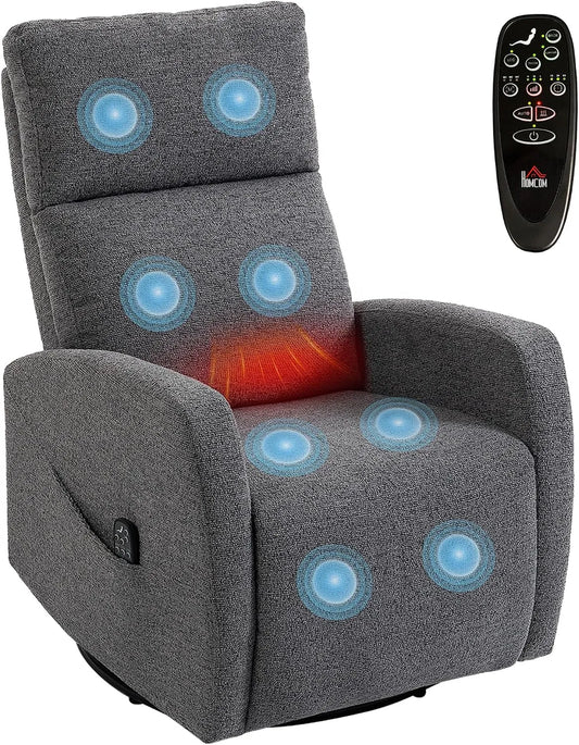Relax- und Massagesessel, HOMCOM, Wohnzimmergestaltung, TV-Sessel mit Chenille-Optik