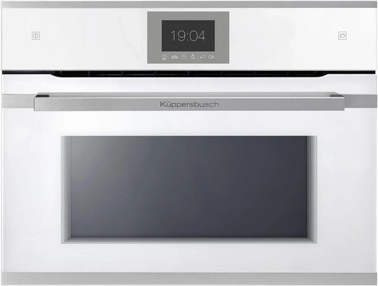 Backofen, Küppersbusch CBD6550.0W1, Dampf, Edelstahl, Weiß