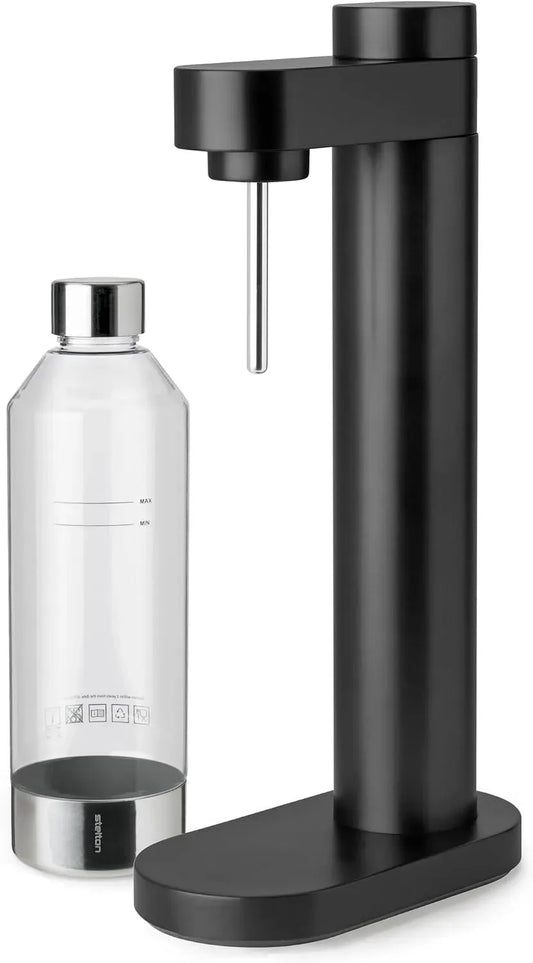 CO2 flasche, Schwarz, für Wasser mit CO2, Einstellbare