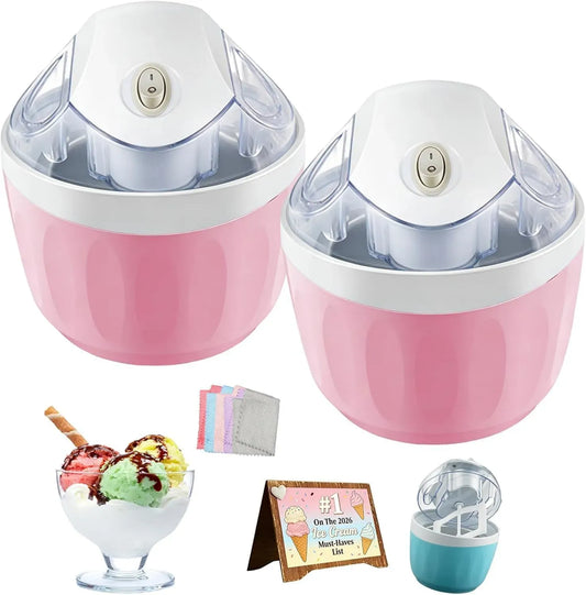 Mini-eismaschine, Sorbetmaschine, Speiseeismaschine, 500 Ml, für Zuhause
