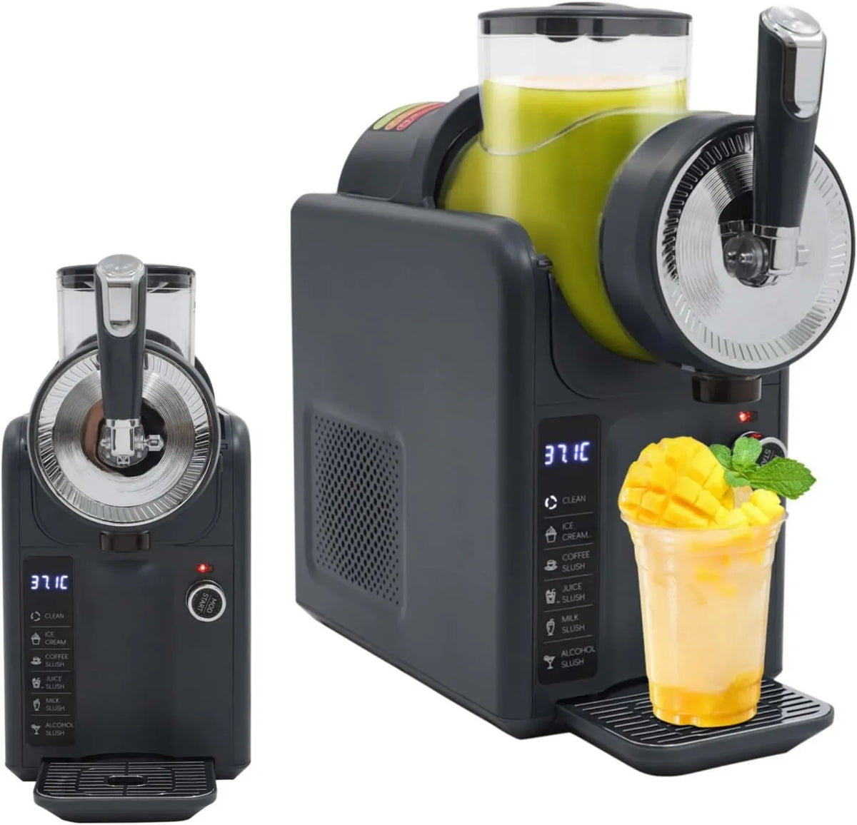 Slush Maschine, Slushie Maker, Slush-Eisbereiter, 2 L, Grau, für Smoothies
