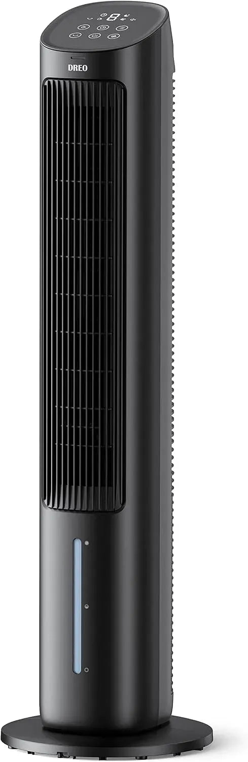 Ventilator, DREO, leise, Ventilator zur Luftzirkulation, Turmventilator mit Kühlung leise