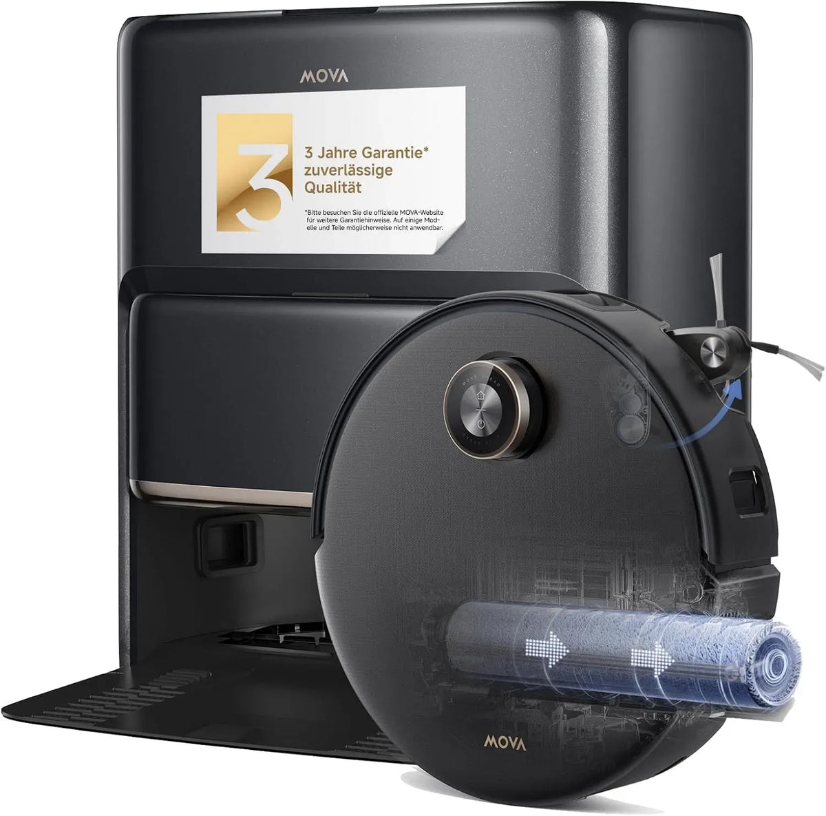 Z60 HydroForce-Wischen, Ultra Roller Complete, für AutoShield-Tech Schwarz