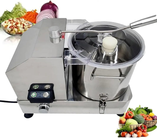 Küchenmaschine, 12 L, Edelstahl, Edelstahlschneider Mit Variabler Geschwindigkeitsregelung