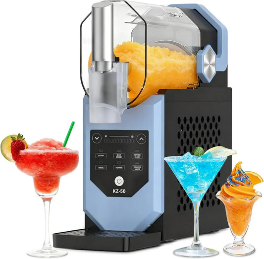 5-in-1 Slush Maschine, Eismaschine, Behälter, Speiseeismaschine, Slush-Eisbereiter, 2 L, 6 Programme, für Slush, Macchiatto