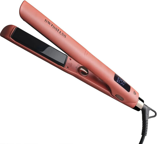 Haarglätter, 75 W, 80 bis 250 °C, Glätteisen, SWISSLISS, 2 Temperaturzonen