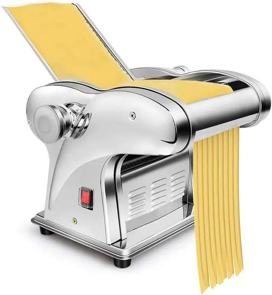 Nudelmaschine, 135 W, Nudelbereiter, Vollautomatische, gewerblich, Edelstahl, 0,3–4 Mm Einstellbare Dicke, 1 Knife, 1 Messer