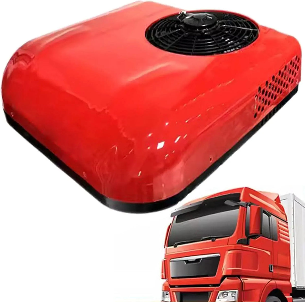 Klimaanlage V/24 Red-24v, 12 V, Rot, Klimagerät, Wohnmobil-Klimaanlage, 12 V/24 V Dachklimaanlage für Wohnmobile
