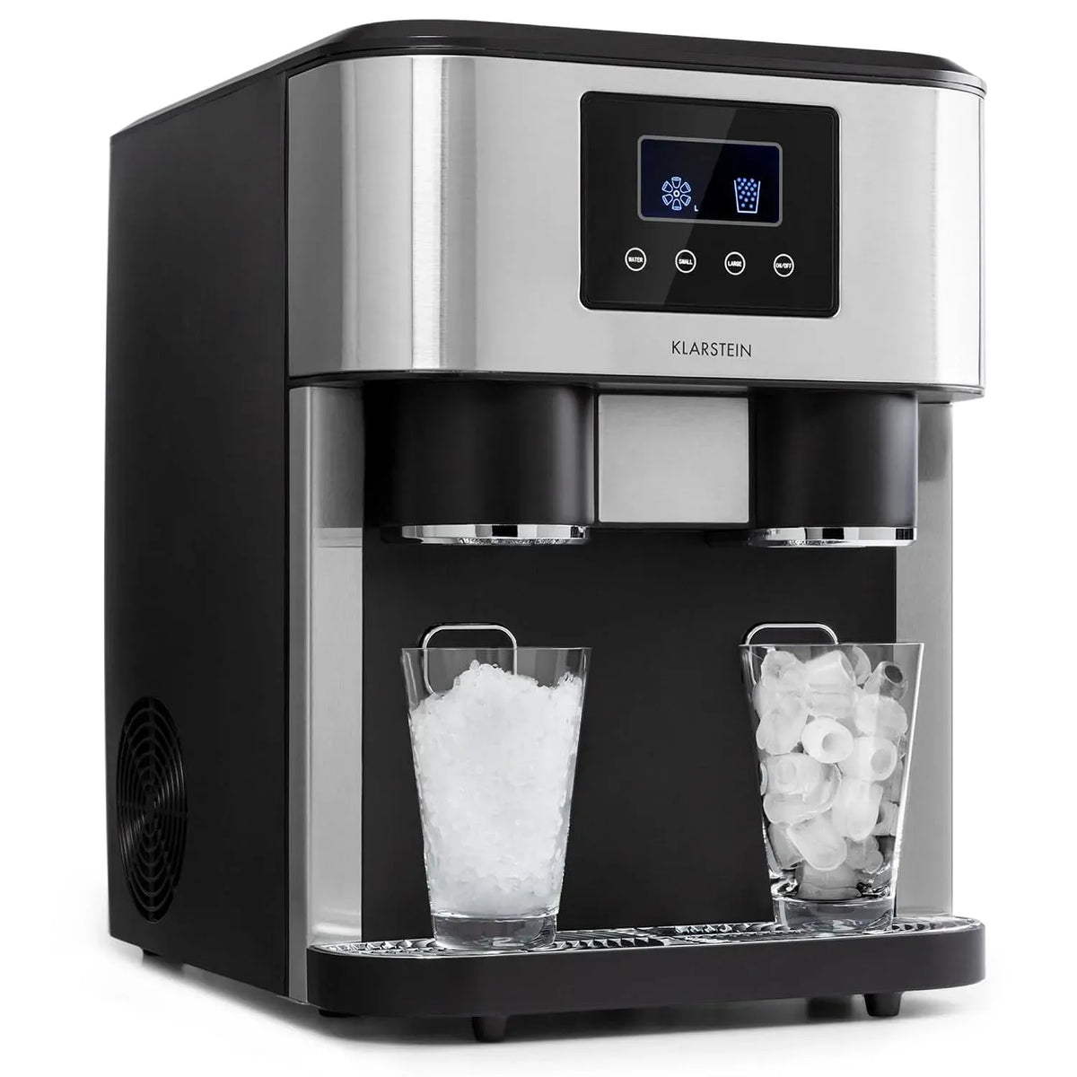 Klarstein 15kg/24h Eiswürfelmaschine, 1,8 L, 1,8L Eiswürfelbereiter