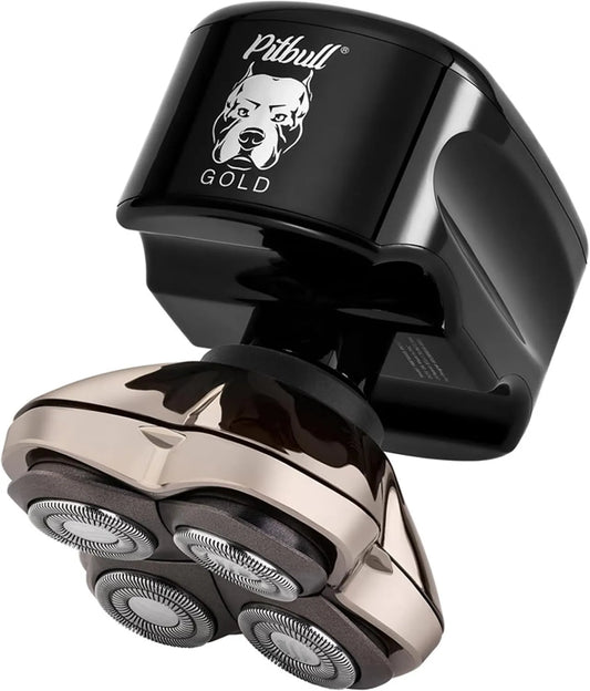 GX5 Gesichtsrasierer, kabellos, Pro, Skull Shaver Pitbull Gold Pro
