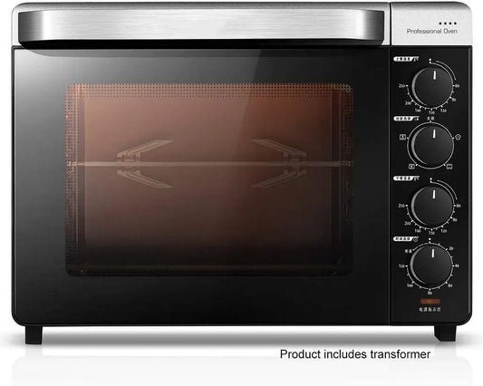 Toaster 32QT, 1600 W, Grill, 1600W Küchengrill-Kuchenofen, 6 Werkzeuge